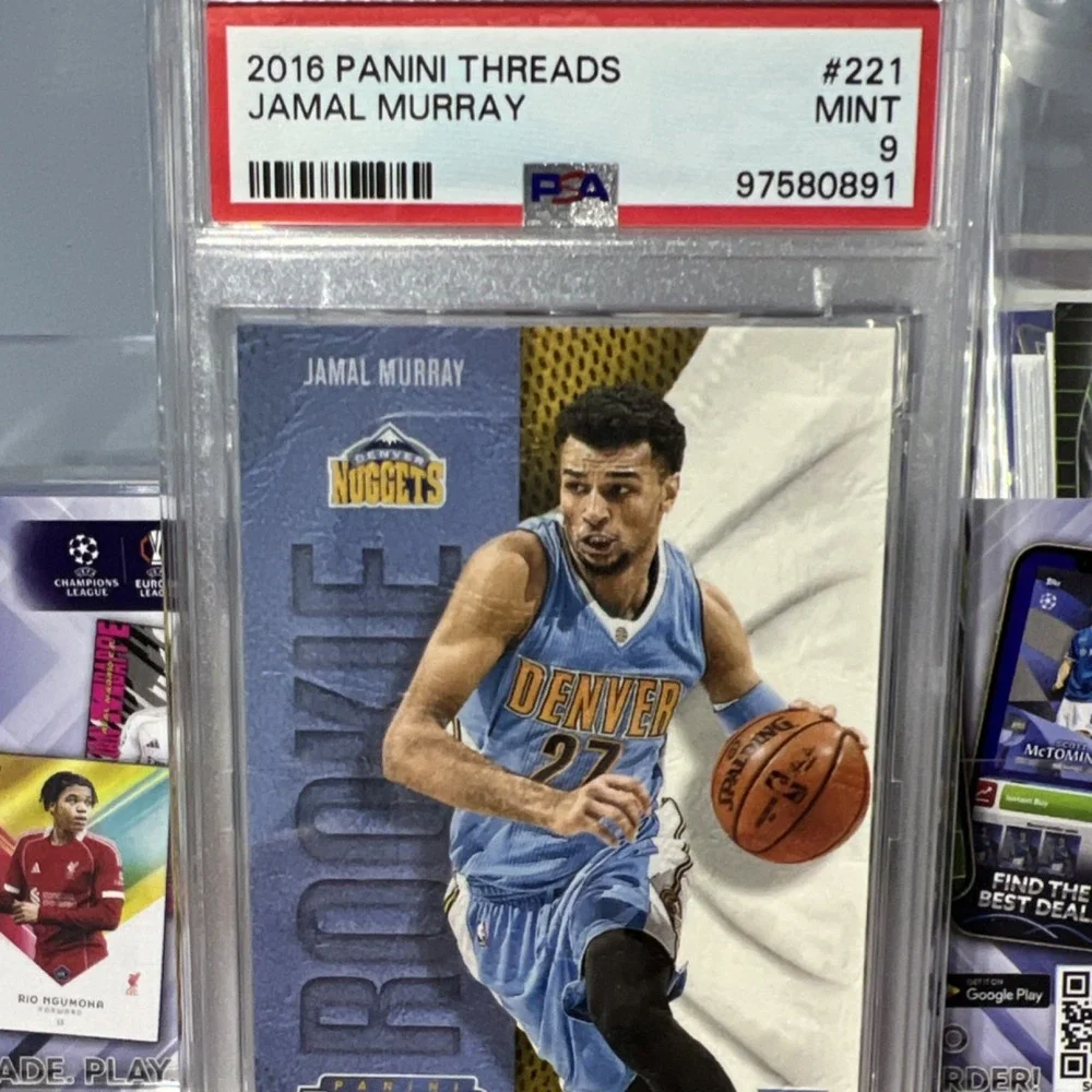 Panini 2016-17 Threads Leather Jamal Murray #221 Rookie Denver Nuggets